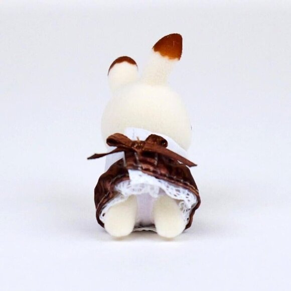Calico‎ Critters Sylvanian Families C-74 Chocolate Rabbit Baby - Anniversary Ed - Picture 5 of 5